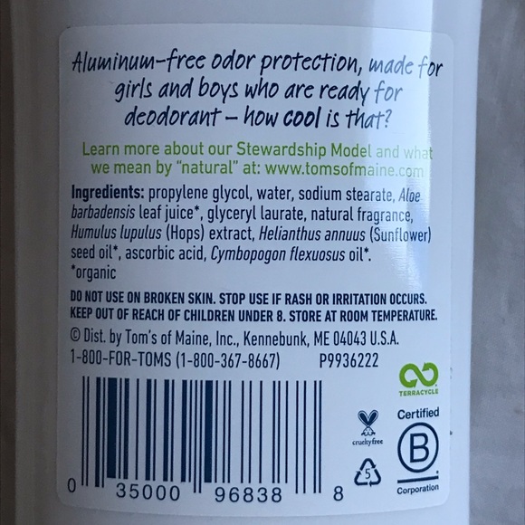 NWT - Tom’s of Maine Natural Wicked Cool Aluminum-Free Deodorant - Summer Fun - Picture 2 of 6